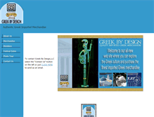 Tablet Screenshot of greekbydesign.com